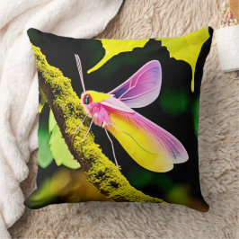 Almofada Design de Inseto de Ramificação Vibrante