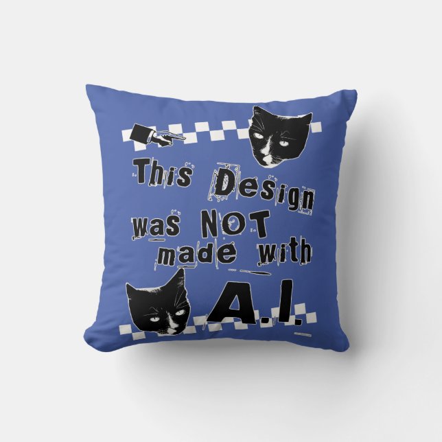 Almofada Design de Inteligência Anti-Artificial Epic Legal (Frente)