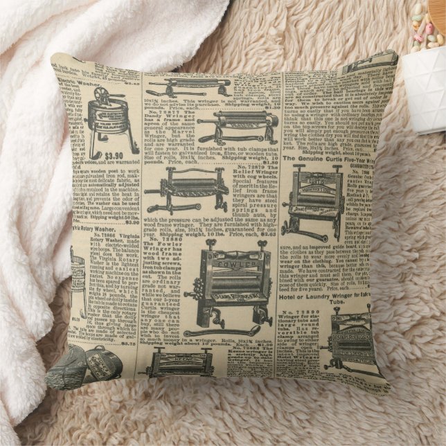 Almofada Design de jornal antigo (Cobertor)