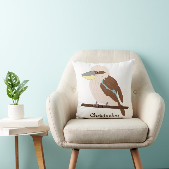 Almofada Design de Kookaburra Personalizado (Cadeira)