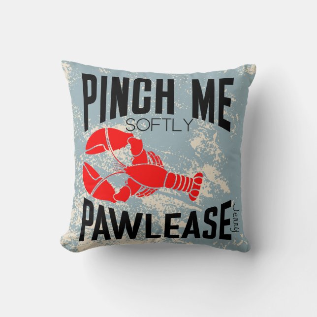 Almofada Design de lavagantes vermelhos para amantes de ani (Frente)