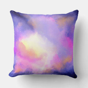 Almofada Design de Legal Aquarela com Nuvens Surreais