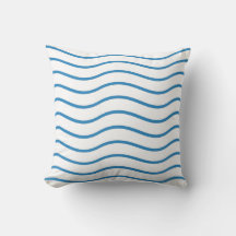 Design de Listras Onduladas Branco e Azul Pastel R