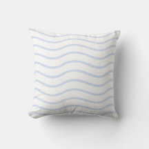 Design de Listras Onduladas em Branco e Azul Bebê 