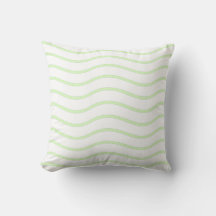 Design de Listras Onduladas em Branco e Verde Lima
