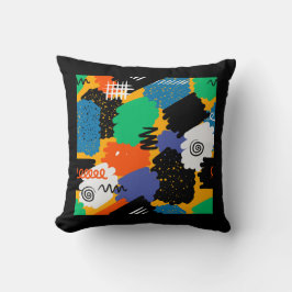 Almofada Design de maximalista colorido