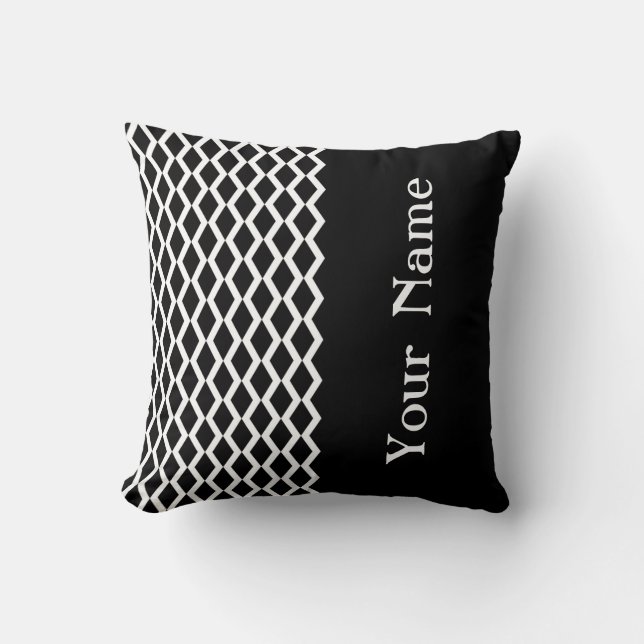 Almofada Design de Mod #3 @ GarysRetrogarage com nome (Frente)