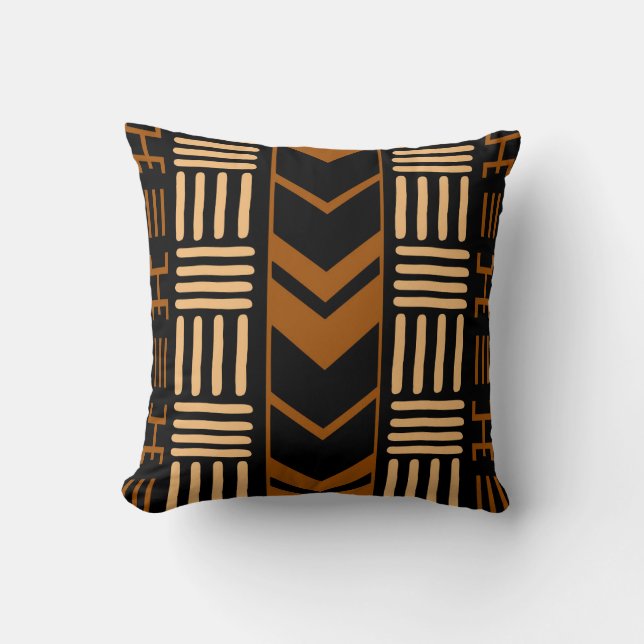 Almofada Design de Mudcloth Bogolan Pillo (Frente)