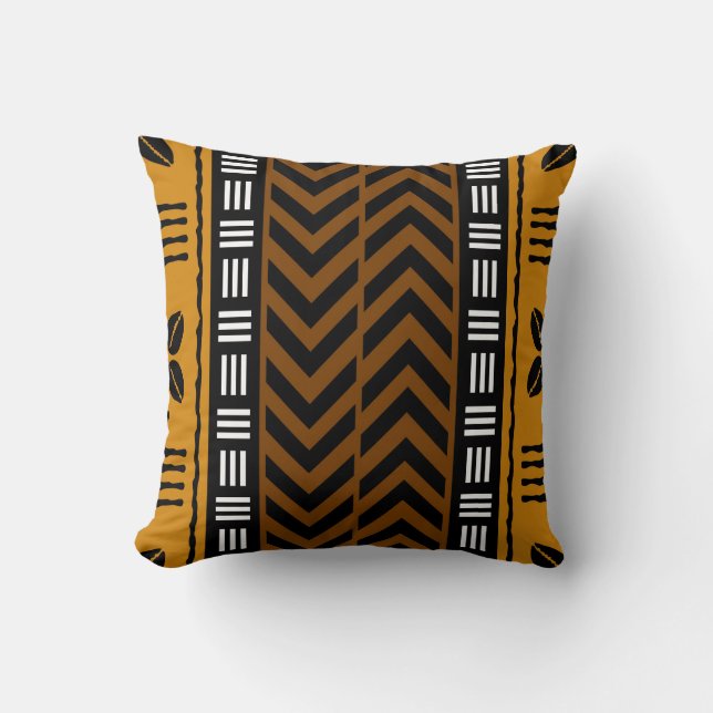 Almofada Design de Mudcloth Bogolan Pillo (Frente)