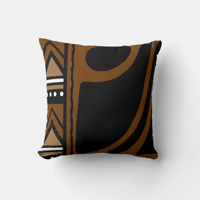 Almofada Design de Mudcloth Bogolan Pillo (Frente)