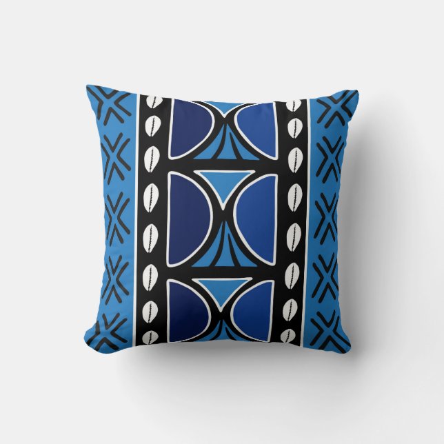 Almofada Design de Mudcloth Bogolan Pillo (Frente)