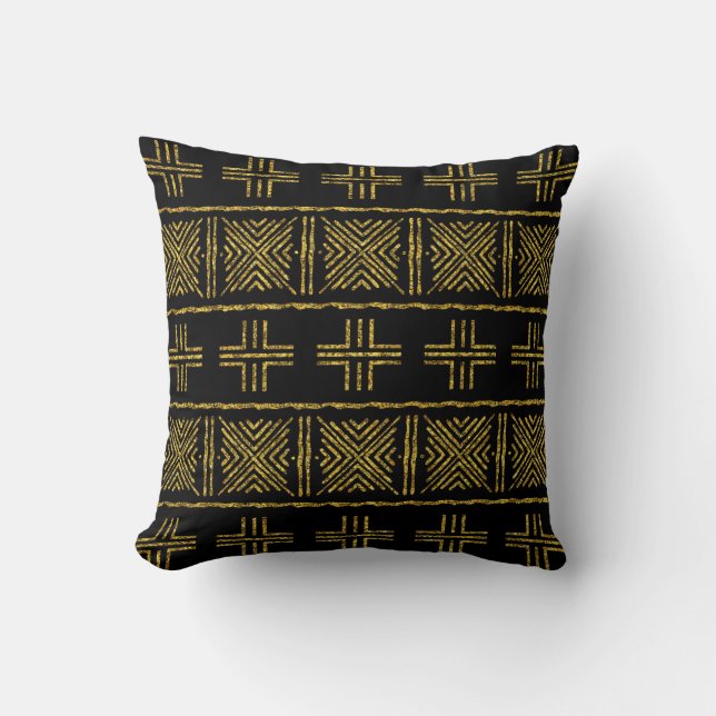 Almofada Design de Mudcloth Bogolan Pillo (Frente)
