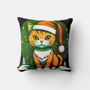 Almofada Design de Natal para Cat: Férias Festivas e Bonita