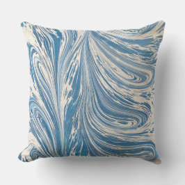Almofada Design de onda contínua azul