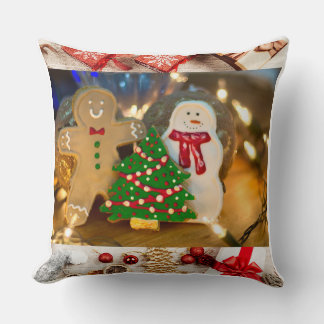 Almofada Design de ornamento de Feliz Natal e Ano Novo |