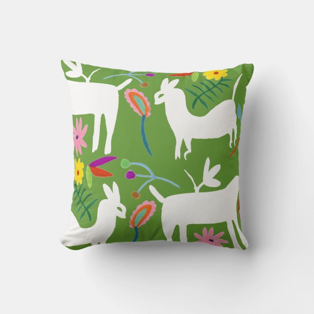 Almofada Design de Otomi Moderno | Llama Donkey Design (Frente)