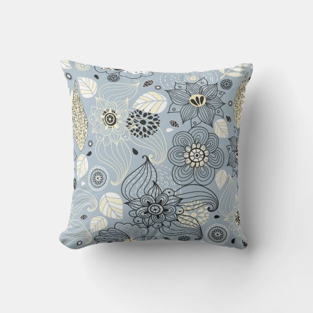 Almofada Design de outono Floral (Frente)