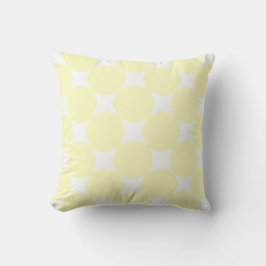 Almofada Design de padrão de estrela amarelo pastel suave e