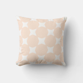 Almofada Design de padrão de estrela pastel e branco pêsseg