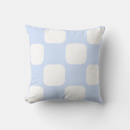 Almofada Design de padrão de Squircle pastel azul bebê e br