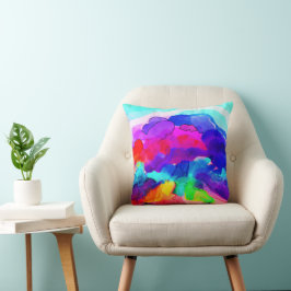 Almofada Design de Padrões de de Arte Colorida. Comprar Ago