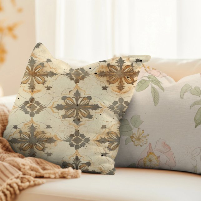 Almofada Design DE PAPEL FADRADO DE VINTAGEM (Criador carregado)