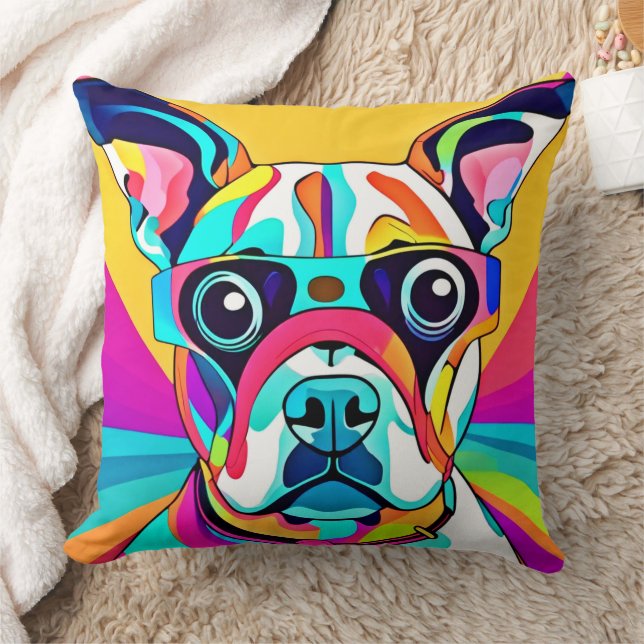 Almofada Design de Pet Glass Vibrantes (Cobertor)