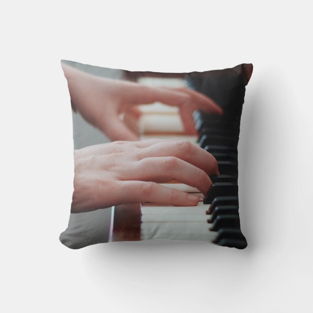 Almofada Design de Piano bonito (Frente)
