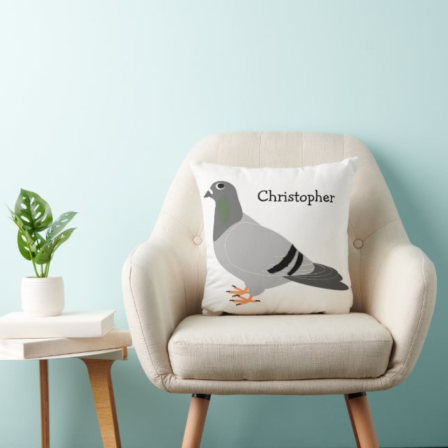 Almofada Design de Pombo Personalizado (Cadeira)