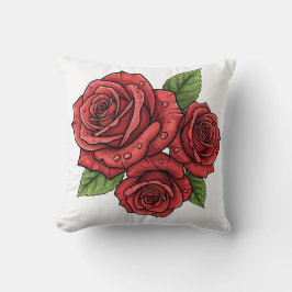 Almofada Design de Rosa elegante
