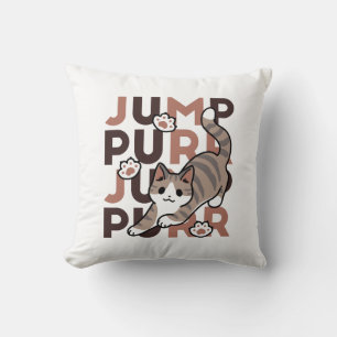 Almofada Design de Salto de Gato Reprodutivo - Trabalho de 