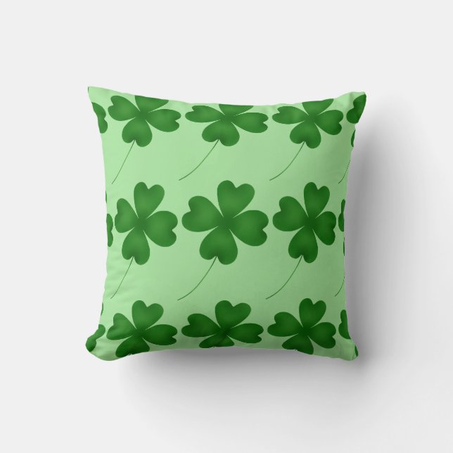 Almofada Design de shamrock sortudo (Frente)