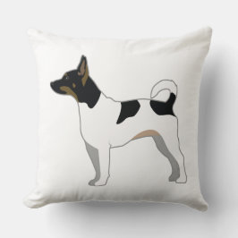 Almofada Design de Silhueta Básica de Rat Terrier