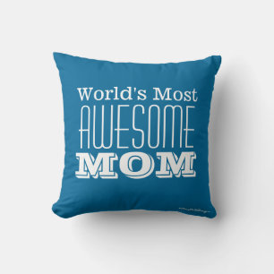 Almofada Design de texto da MÃE MAIS INCRÍVEL do mundo