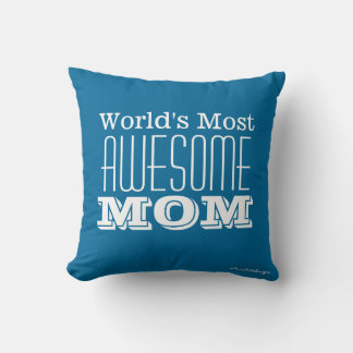 Almofada Design de texto da MÃE MAIS INCRÍVEL do mundo