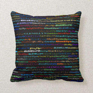 Almofada Design de texto de Glen Ellyn mim travesseiro