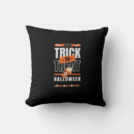 Almofada design de Trick ou Treat-Halloween 2023