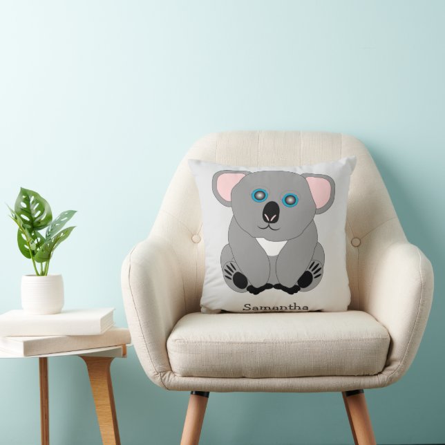 Almofada Design de Urso Koala Personalizado (Cadeira)