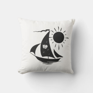 Almofada Design de vela de Teatro Whimsical Único