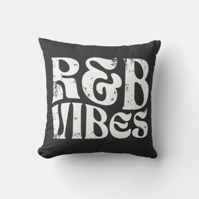 Almofada design de vibes de R&B  (Frente)