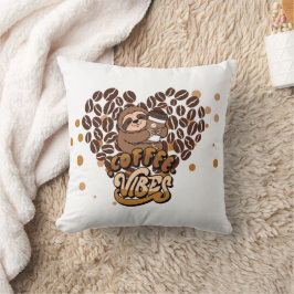 Almofada Design de Vibrações de Café