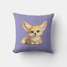 Almofada Design de Vibrações Positivas de Raposa Fennec Fel