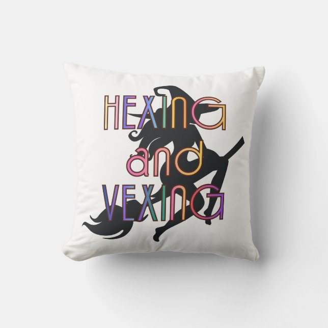 Almofada Design de Witchcore HEXING AND VEXING (Frente)