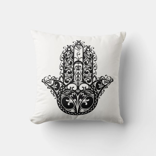 Almofada Design decorativo de Hamsa (Frente)