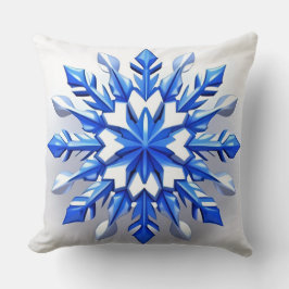 Almofada Design Detalhado do Snowflake