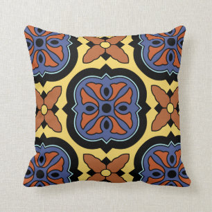 Almofada Design do 1920 do vintage do azulejo da ilha de