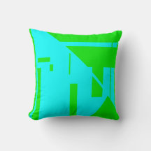 Design do abstrato geométrico, azul claro, Verde l