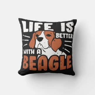 Almofada Design do Cachorro do Beagle