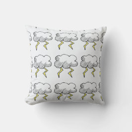 Almofada Design do Cartoon Storm Cloud Rainy Day