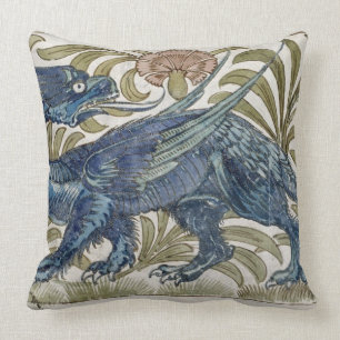 Almofada Design do "dragão" para um azulejo (w/c no papel)